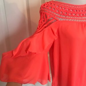 Neon summer blouse